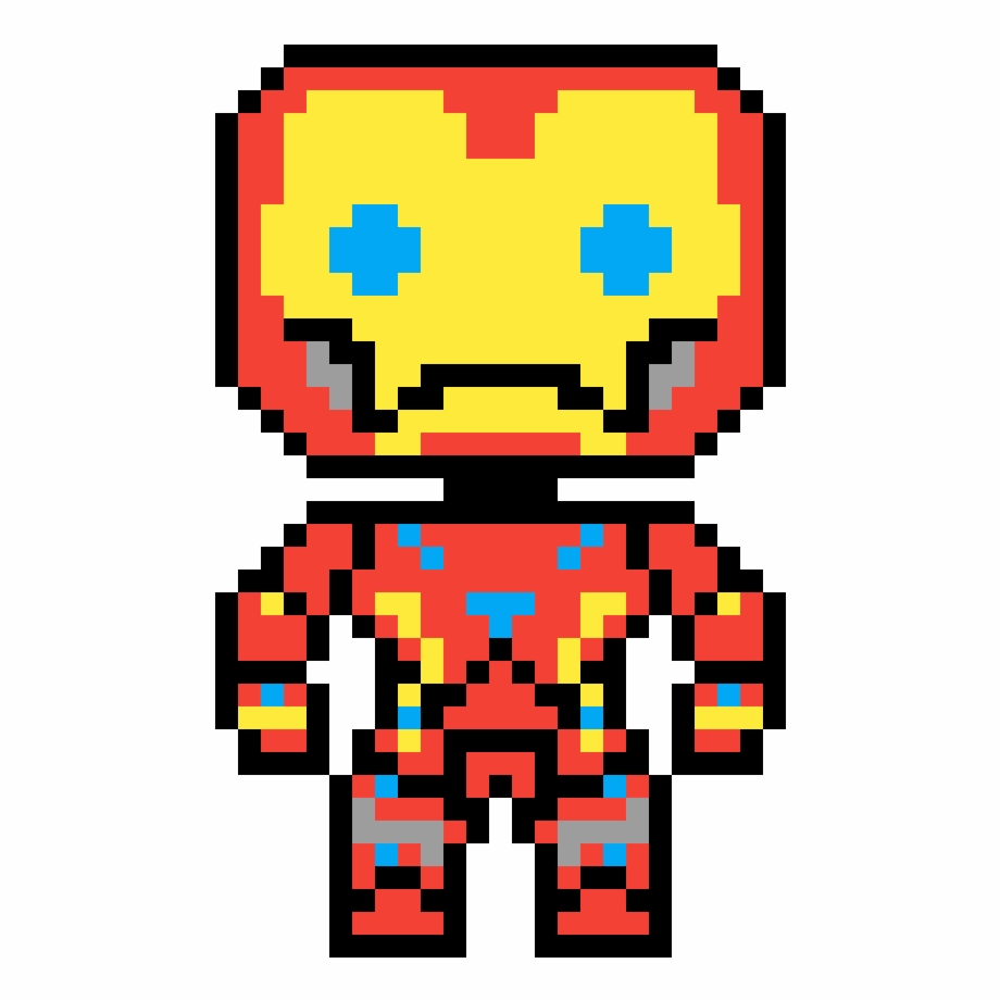 Iron Man 8 Bit.