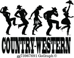 Country Western Clip Art.