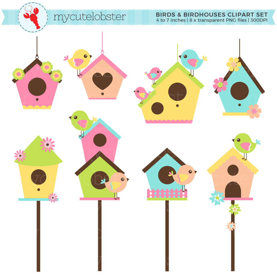 Birdhouse clip art.