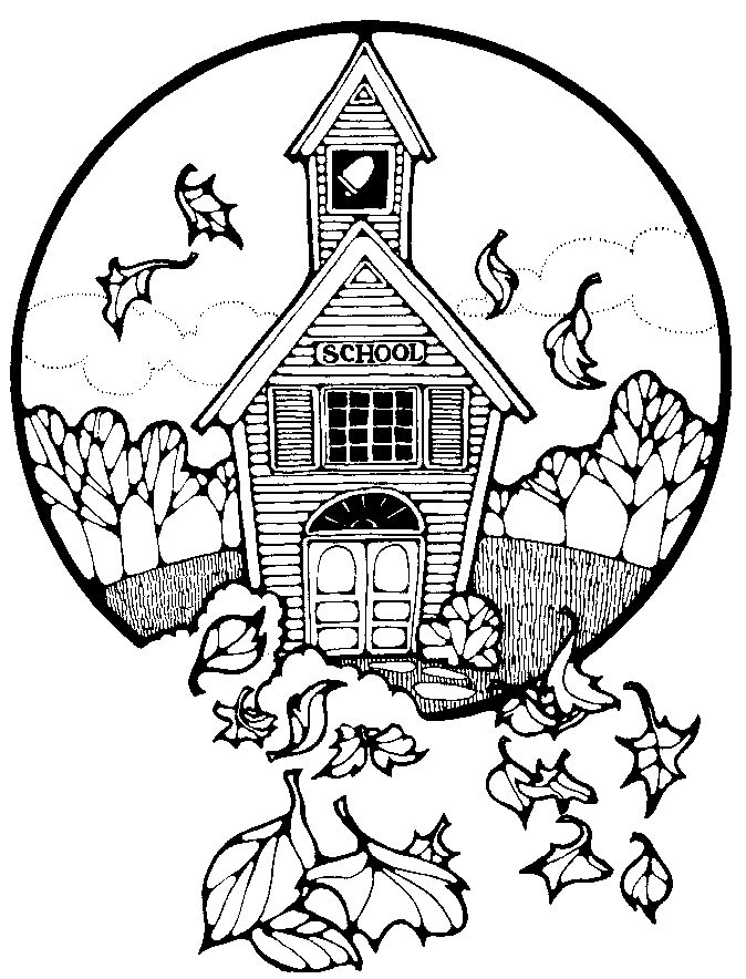 Country school clipart.