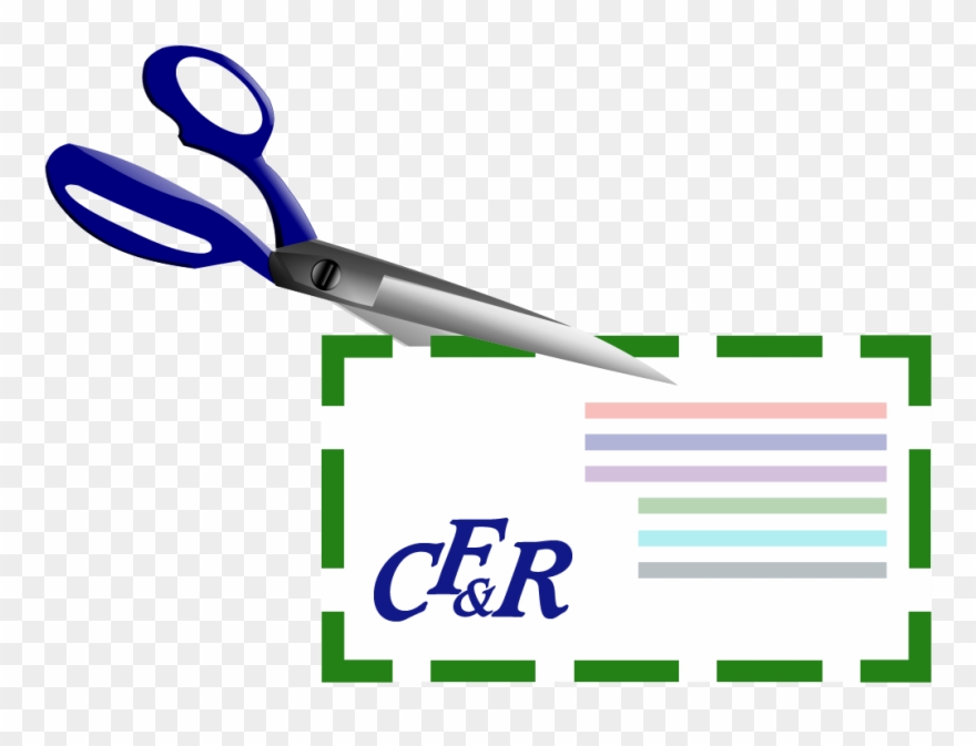 Scissors Cutting Out A Coupon Clipart (#3610403).