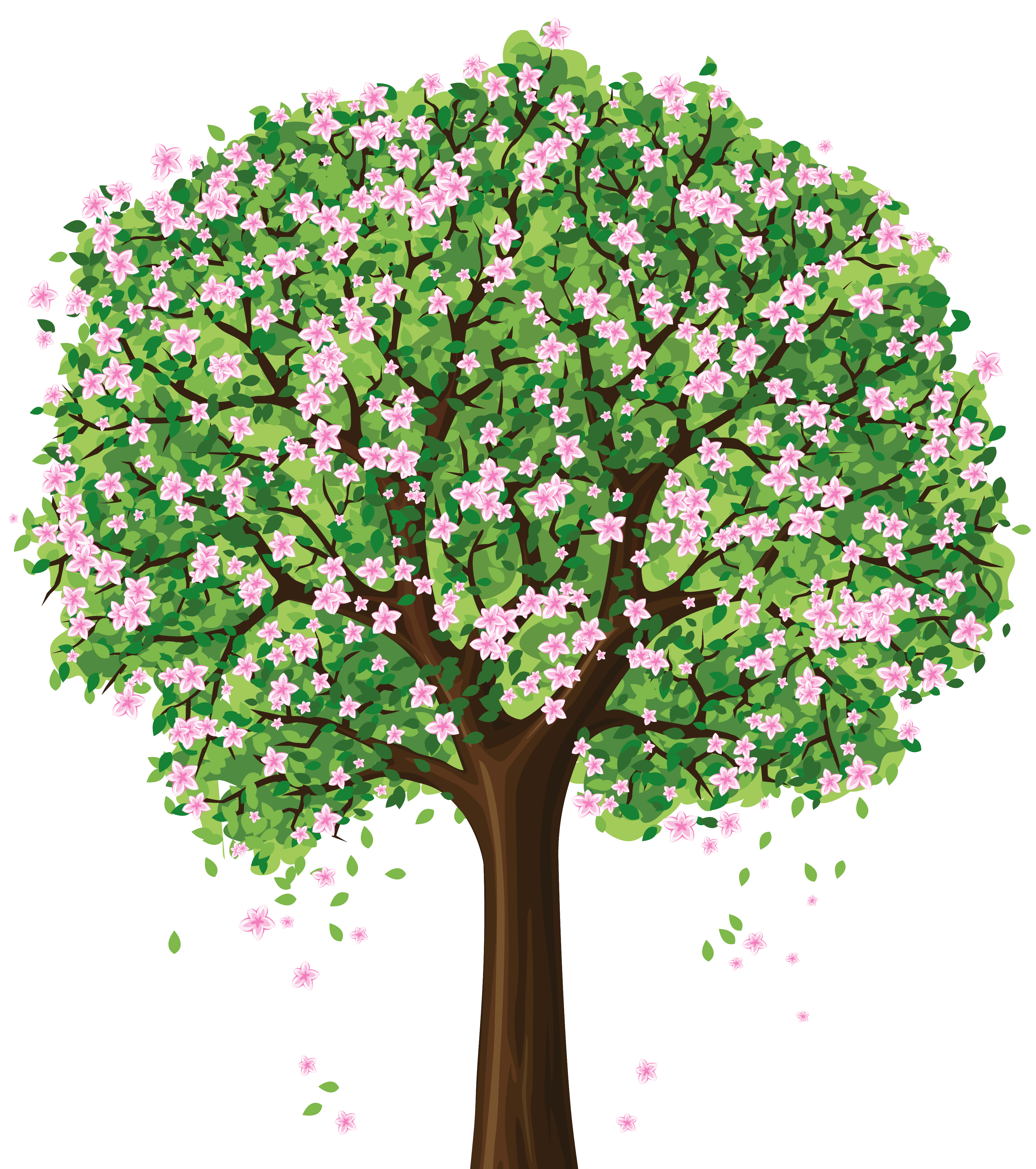 Spring tree clipart.