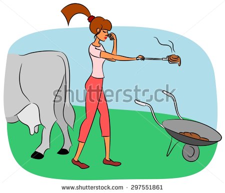 Cow pat clipart.