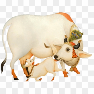 Free Krishna With Cow PNG Images.