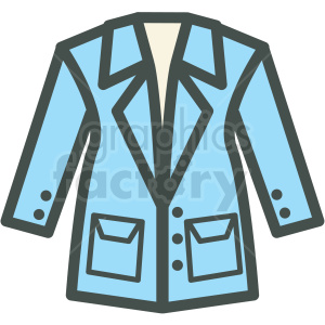 coat vector icon . Royalty.