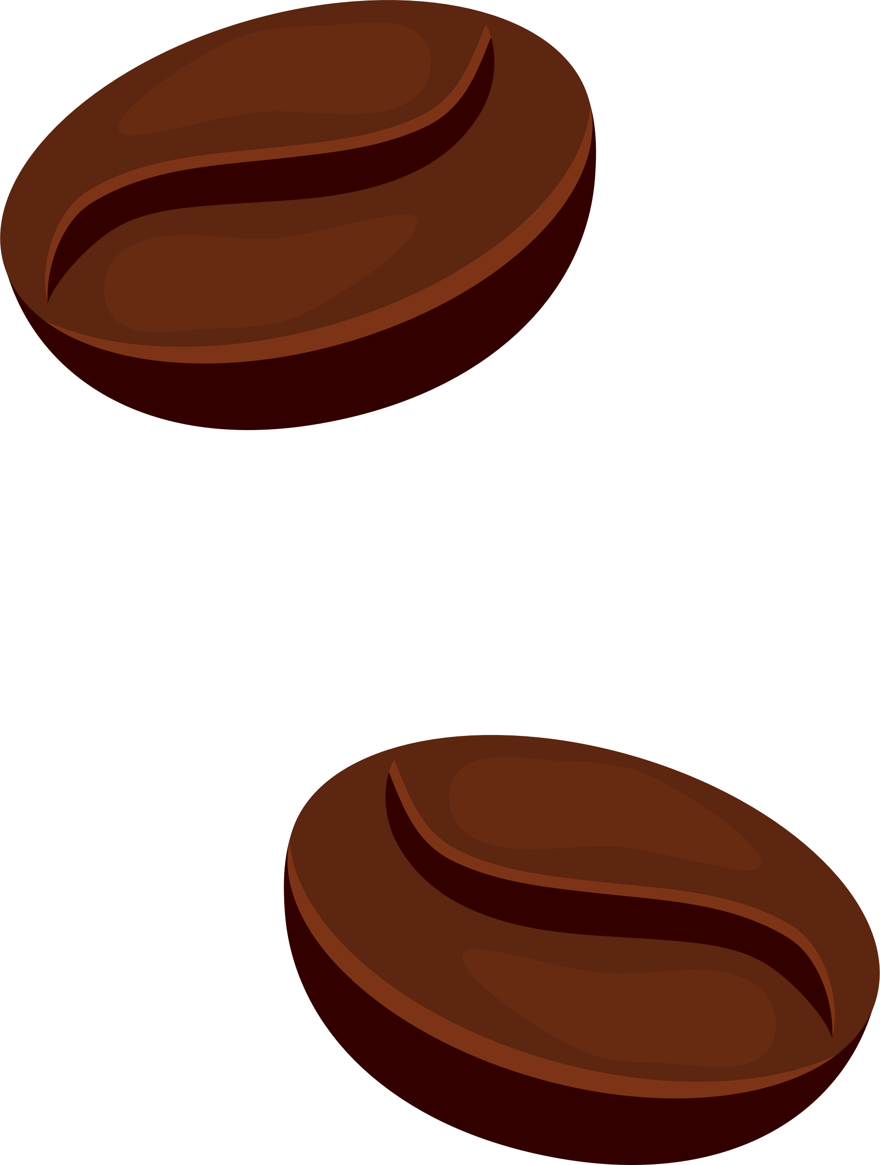 Coffee beans clipart no background.