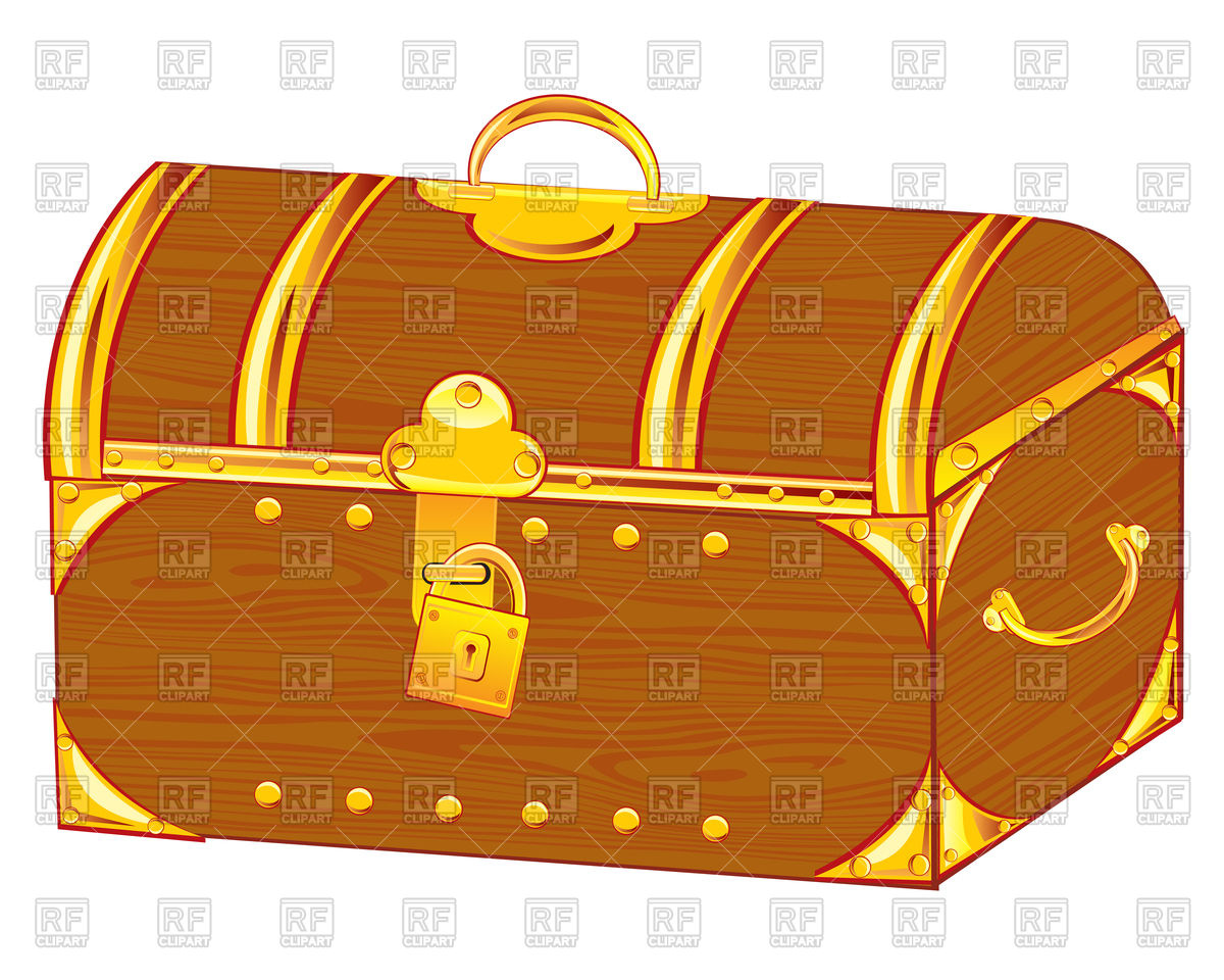 Golden coffer Vector Image #91724.