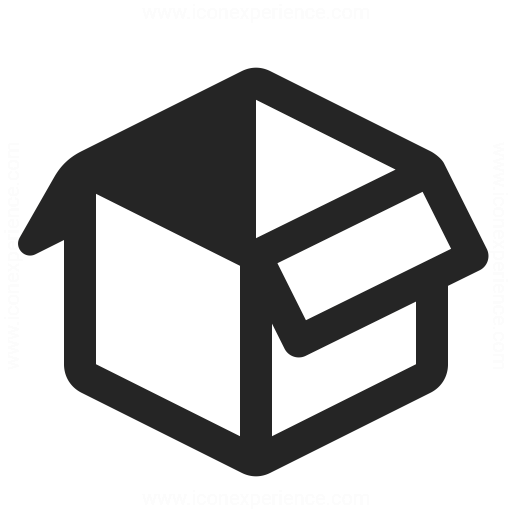 Box Open Icon.