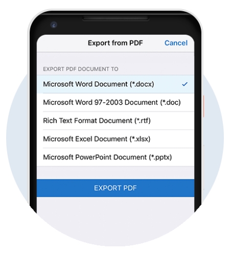 Adobe Acrobat Export PDF.