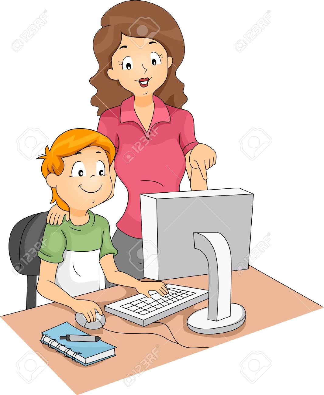 Clipart Computer Teacher.