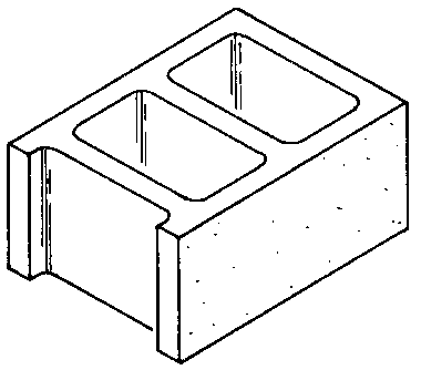 Hollow blocks clipart.