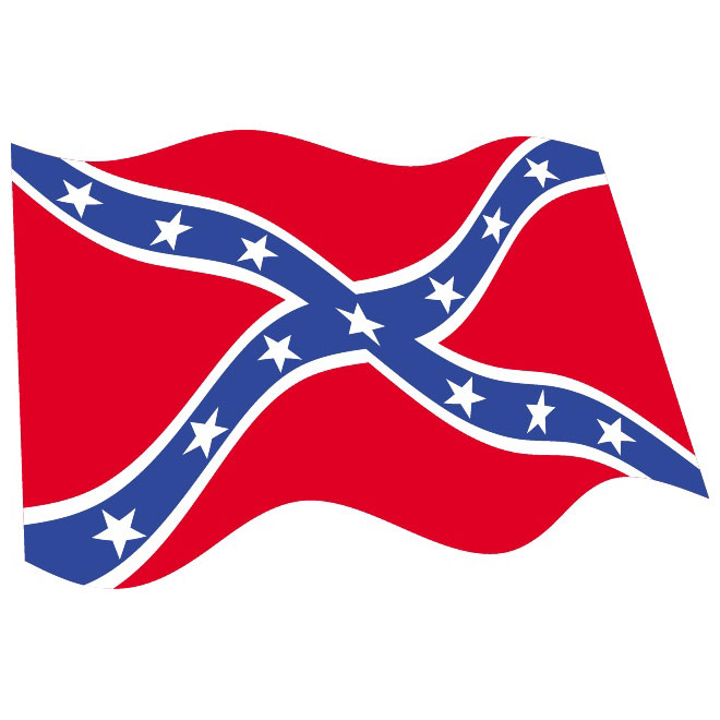 Rebel flag clipart.