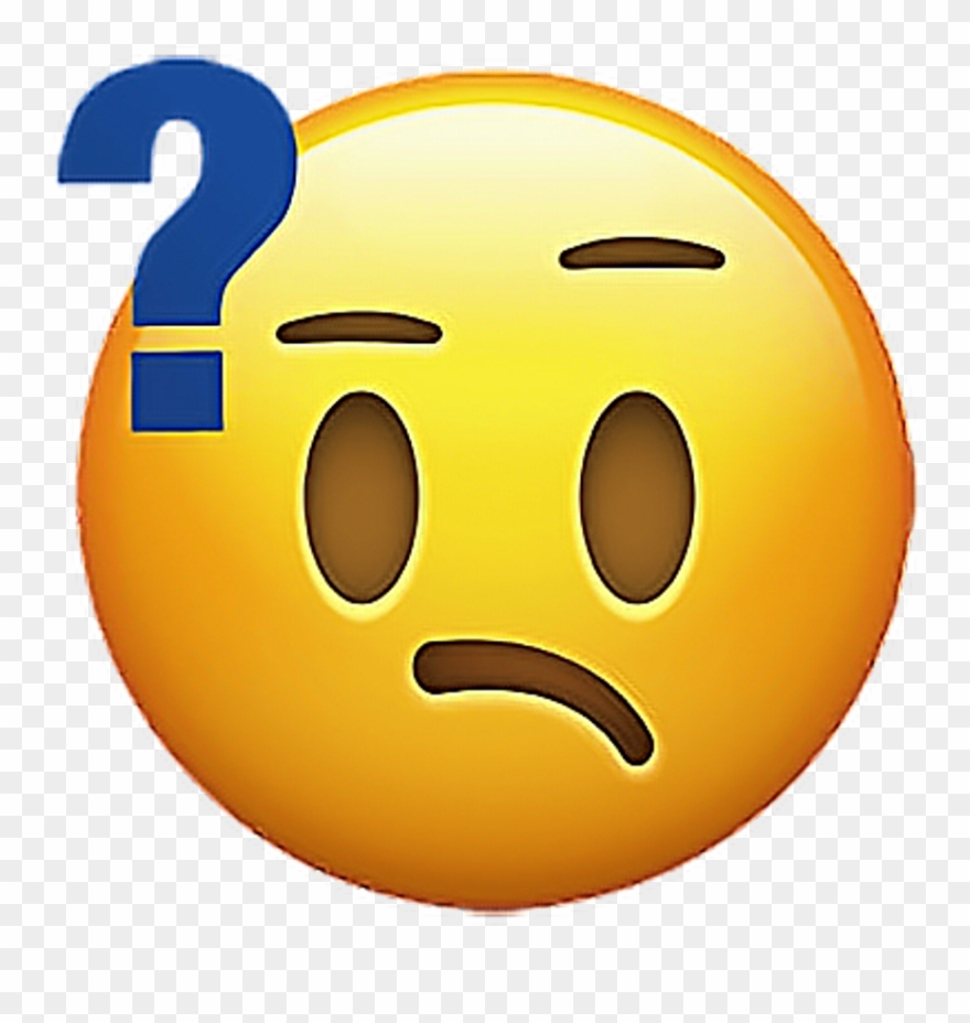 Iphone Emoji In 2022 Confused Face Emoji Emoji Images | Images and ...