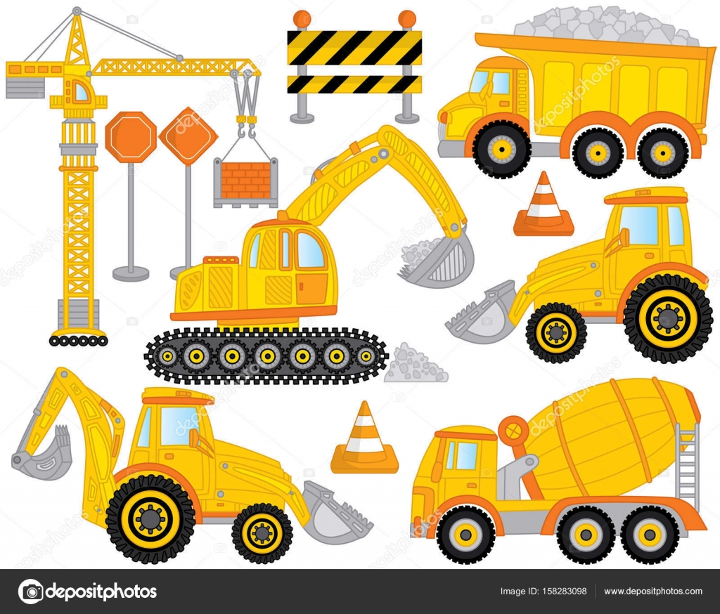 Construction Machine Clipart for download free.