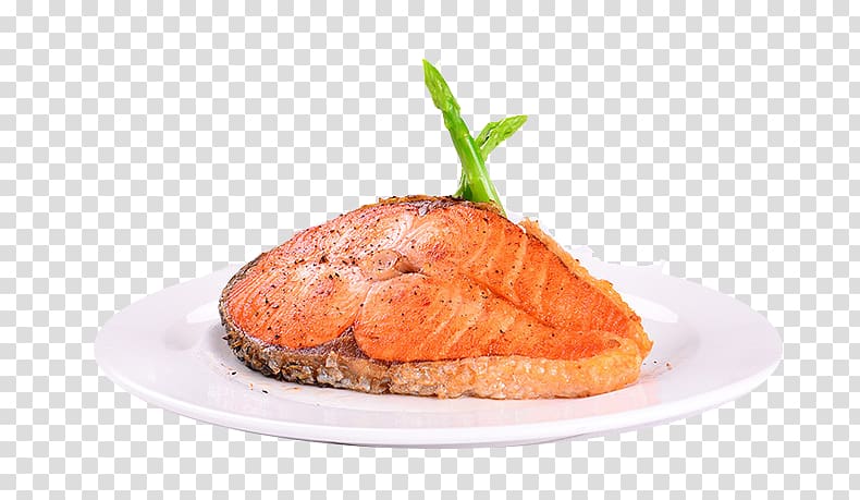 Smoked salmon Dish Poisson distribution Fish Seafood, A fish.