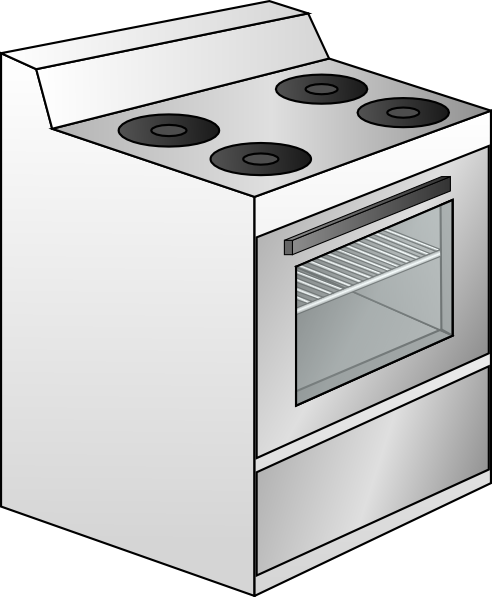 Cooker Cartoon Clipart.