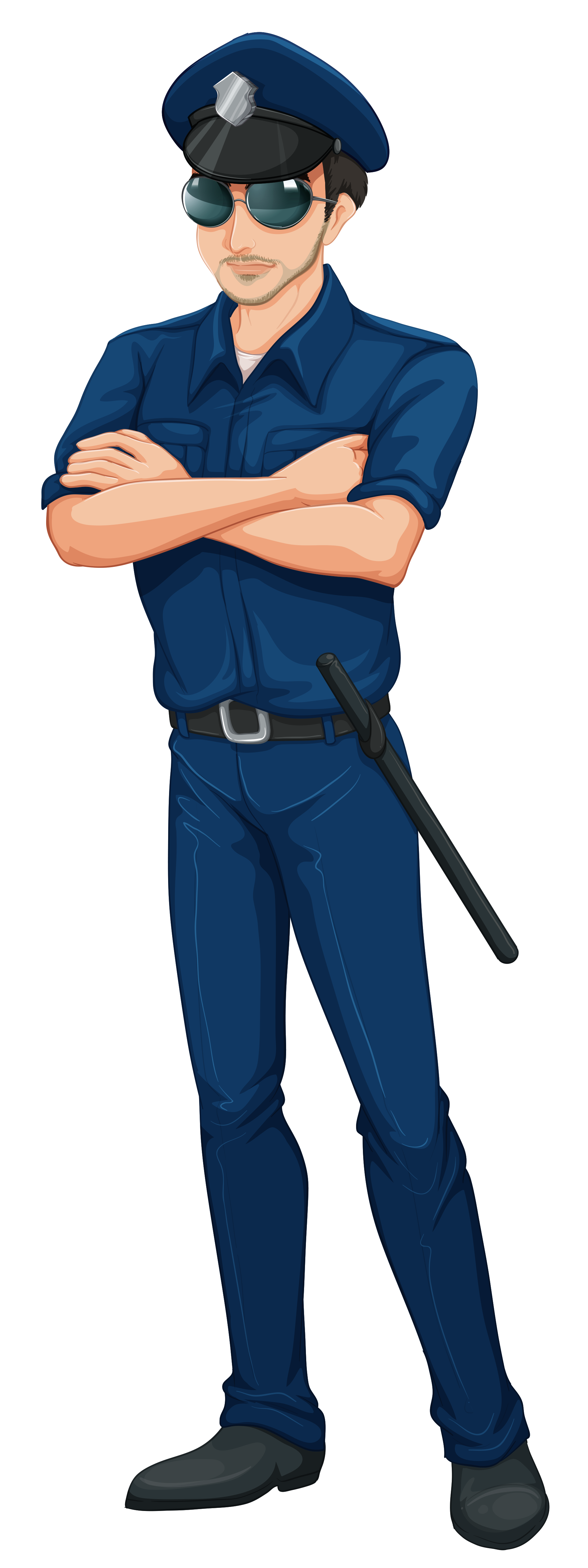 Cop Policeman PNG Clip Art Image.