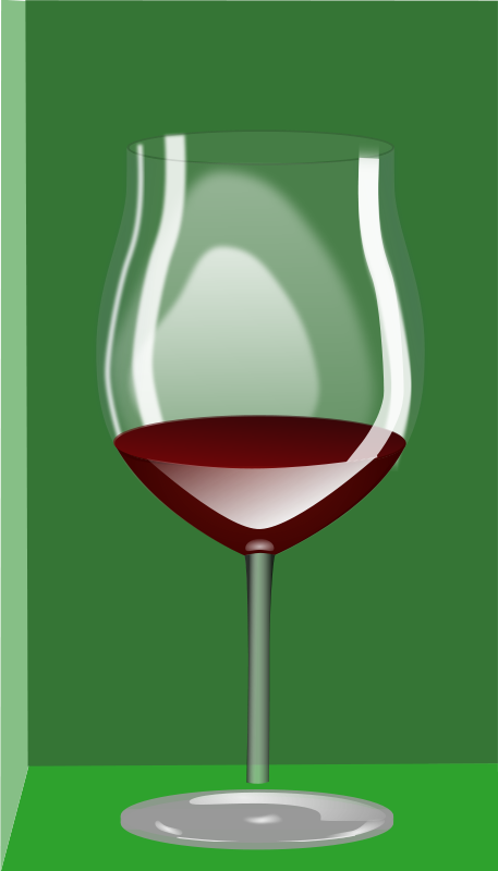 Free Clipart: Copa de vino.