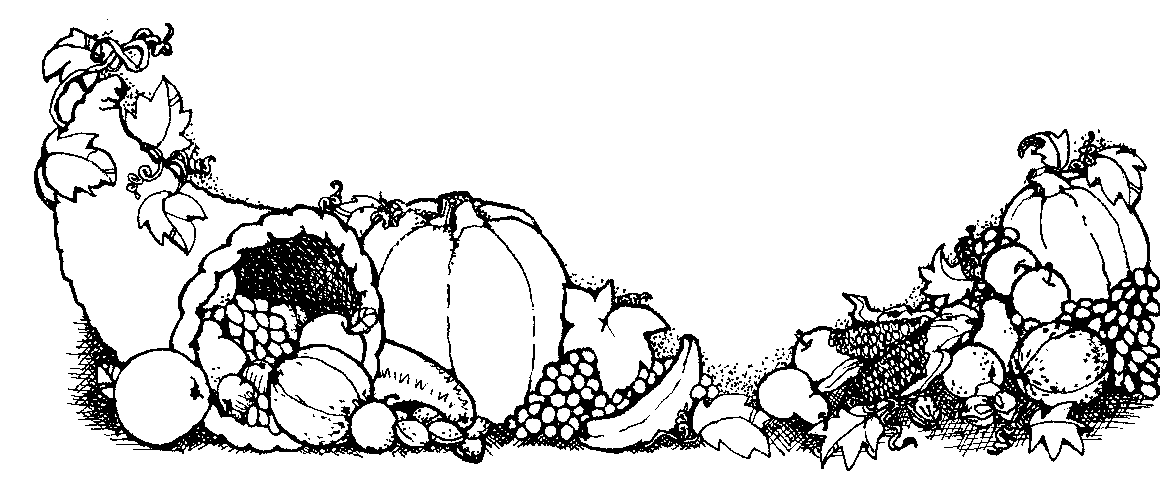 Thanksgiving Clip Art Black And White & Thanksgiving Clip Art.