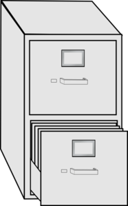 Filing cabinet clipart free.