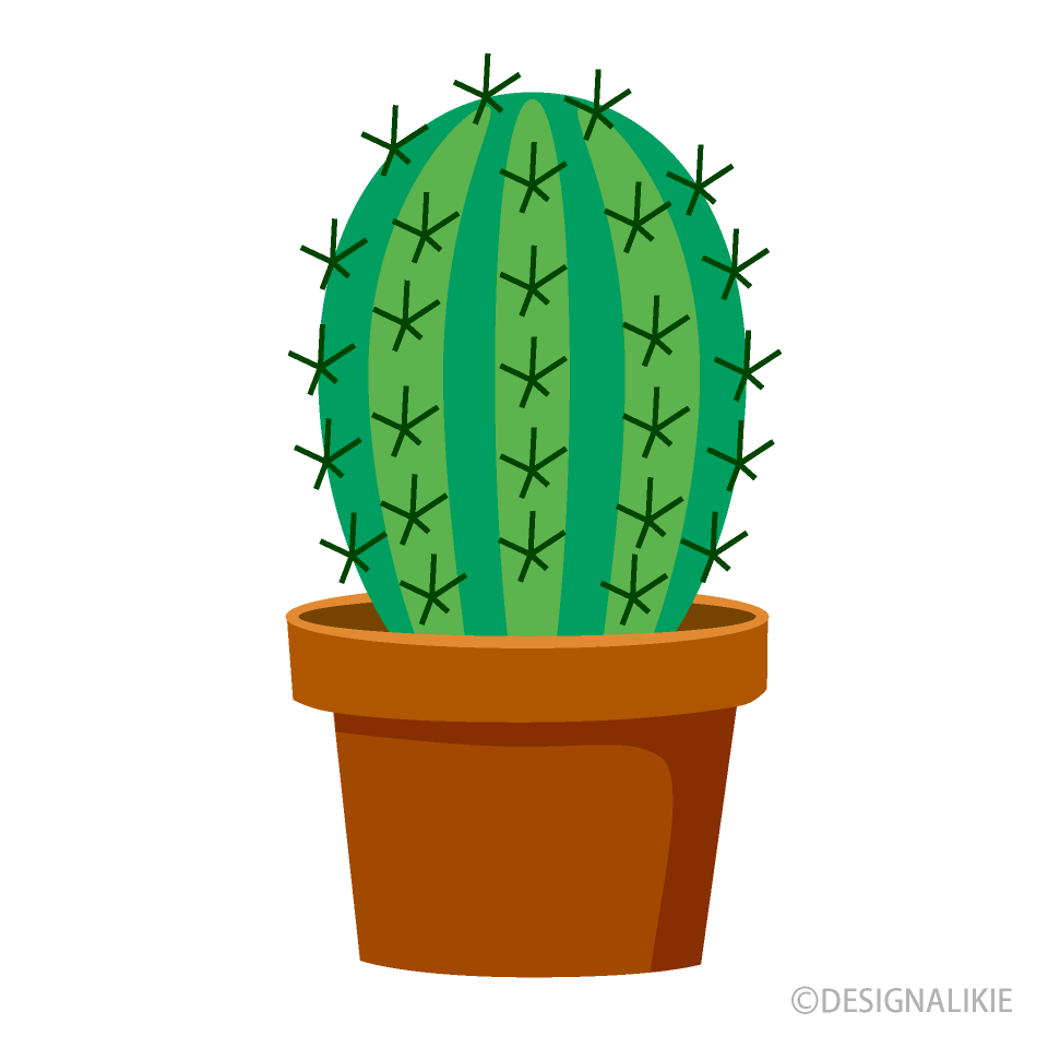 Free Cactus Clipart Image｜Illustoon.