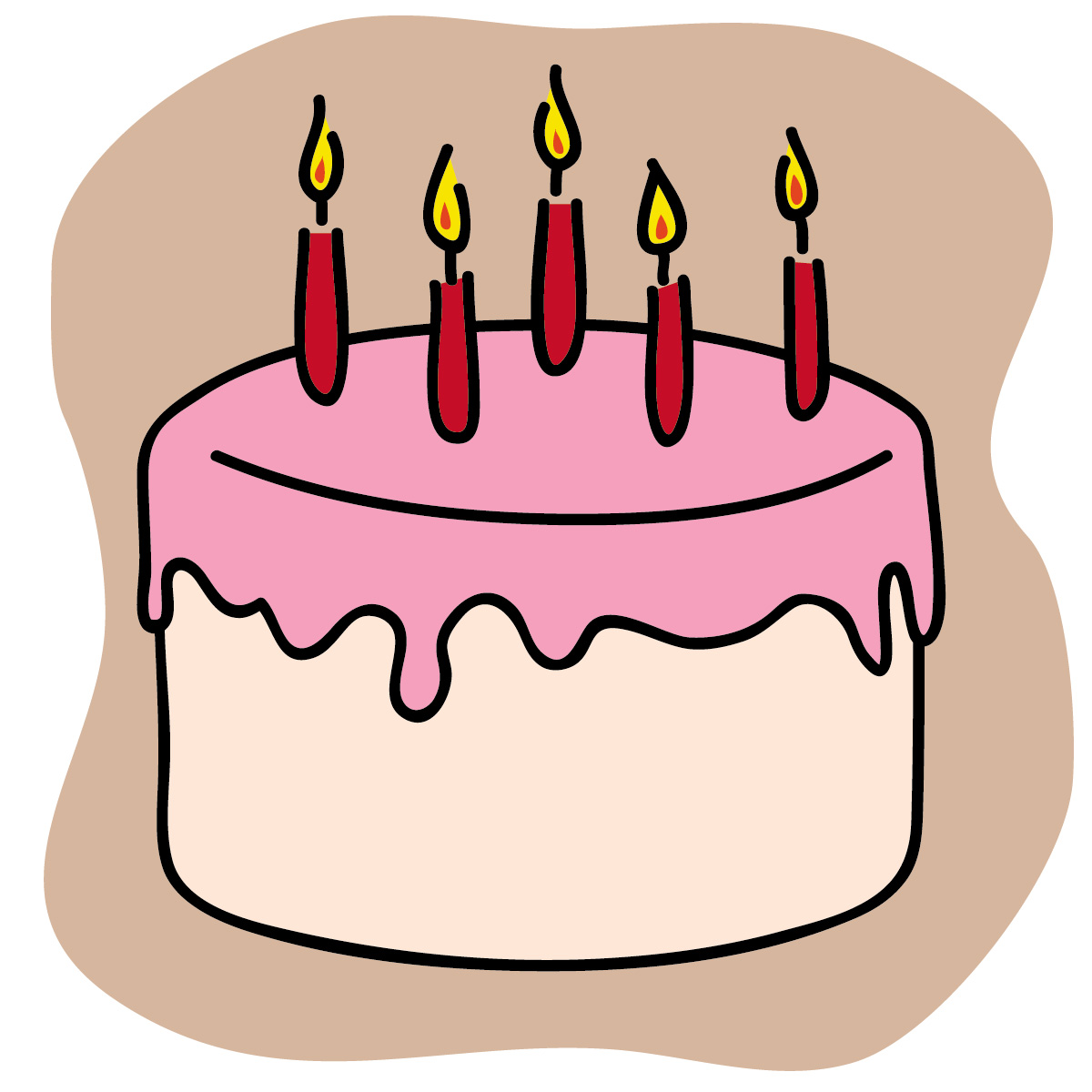 Free Birthday Cake Clip Art.