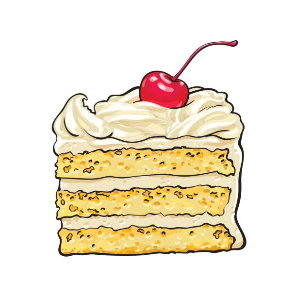 Best Cake Slice Illustrations, Royalty.