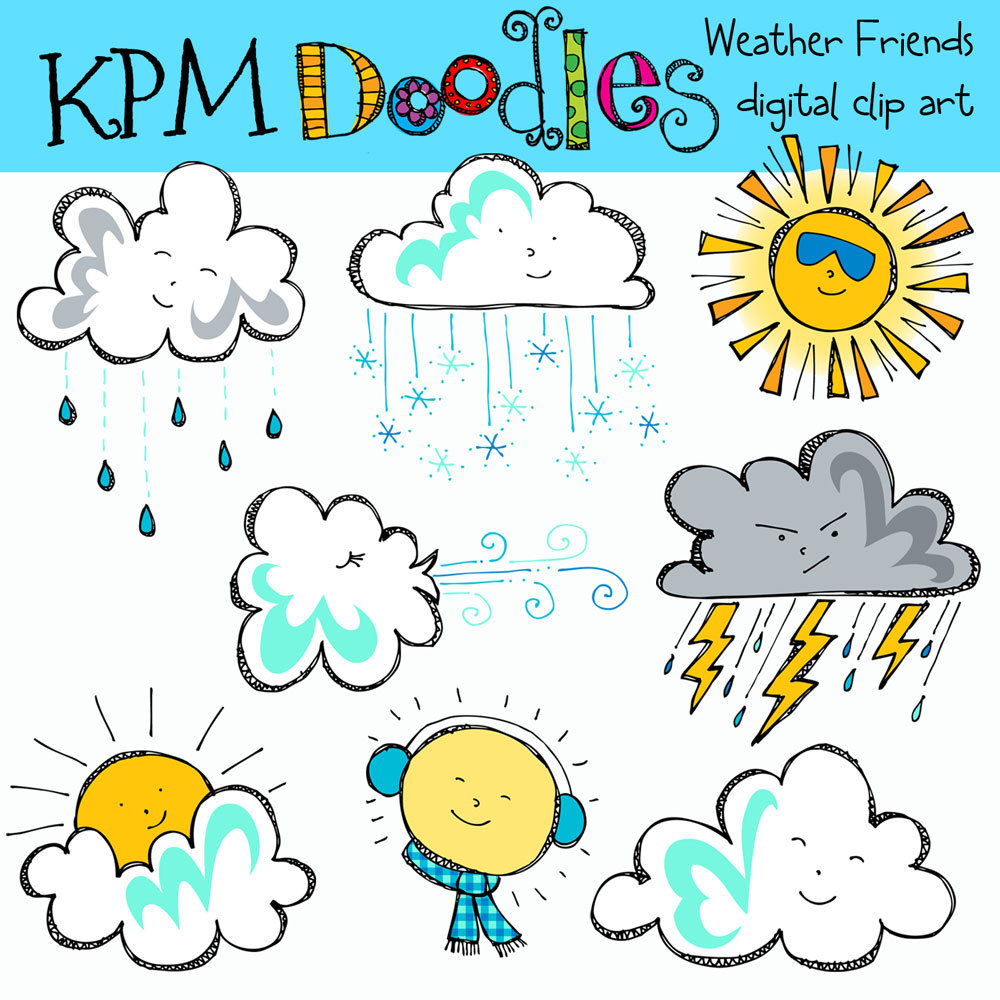 Free Weather Clipart For Teachers.