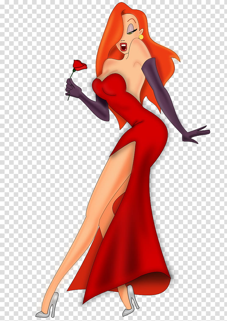 Jessica Rabbit Calidad transparent background PNG clipart.