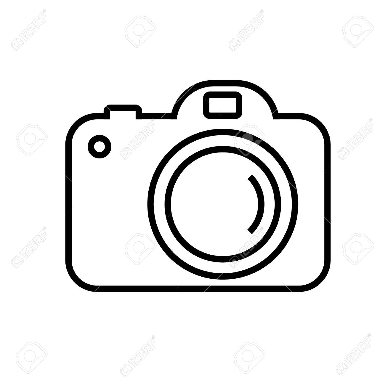 Digital Camera Clipart Black And White.