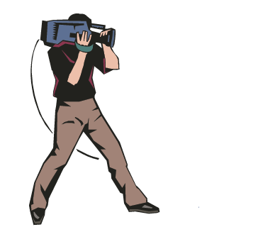 Clipart cameraman.