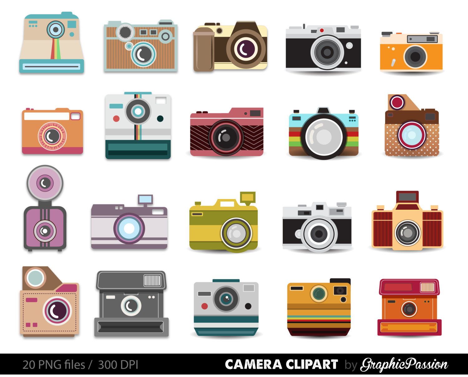 Camera clipart.