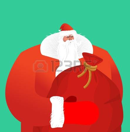 Free Clipart Santa Claus In Camouflage Suit.