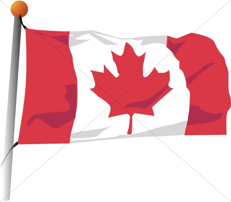 Canadian flag clipart 4 » Clipart Station.