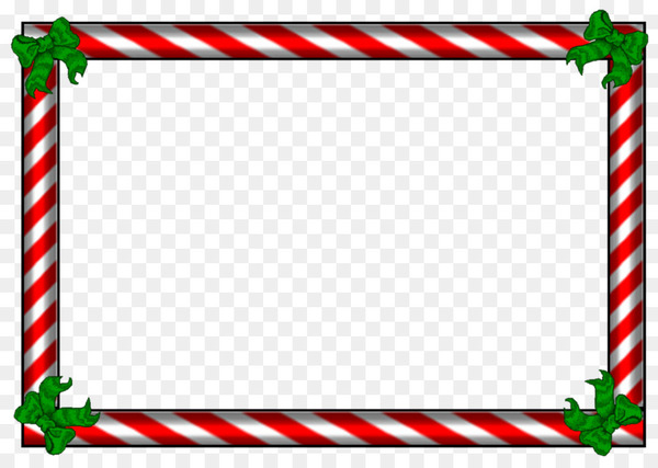 Candy cane Borders and Frames Christmas Picture Frames Clip art.