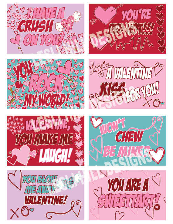 DIY Valentine's Day Candy Grams.