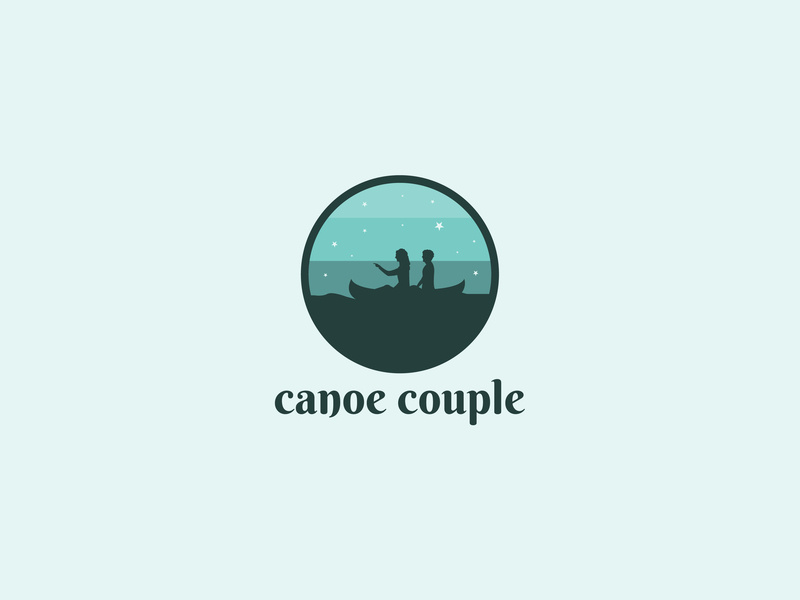 Canoe Couple Logo by Noman Sajjad Kiyani on Dribbble.