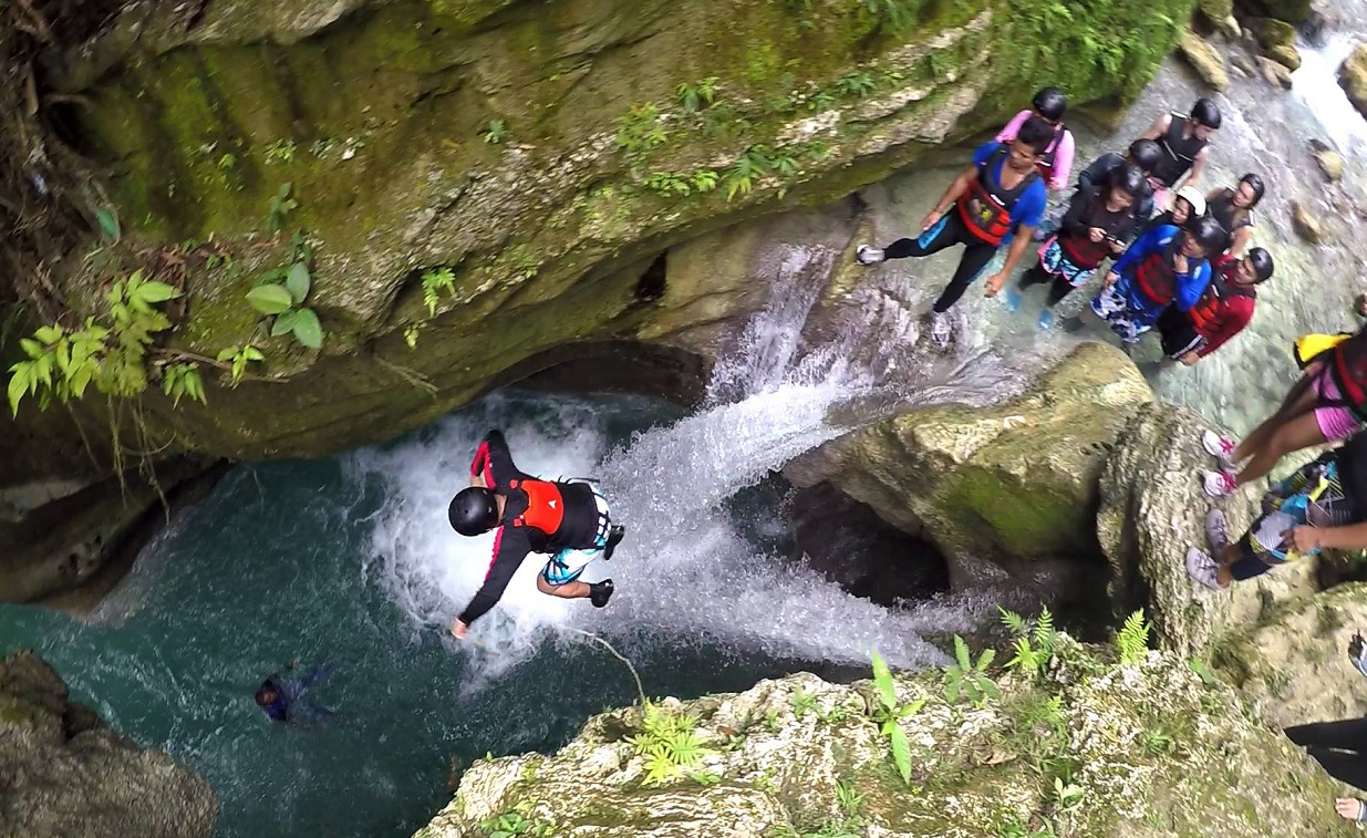 Kawasan Falls and Canyoneering ~ Bohol Island Tour.