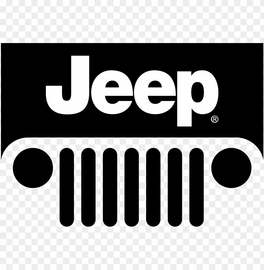 cj wrangler jeep car vector logo clipart.