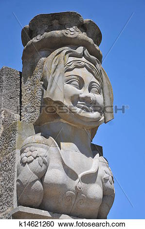 Stock Photography of Sculpture Of Madame Carcas k14621260.