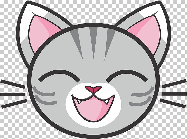 Gato atigrado gatito tigre, cara de gato PNG Clipart.