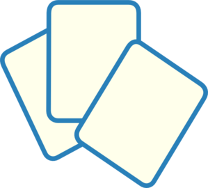 Card deck clipart.