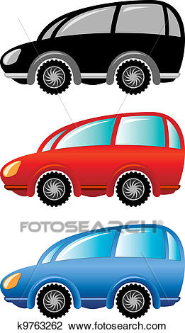 Cartoon cars Clipart.