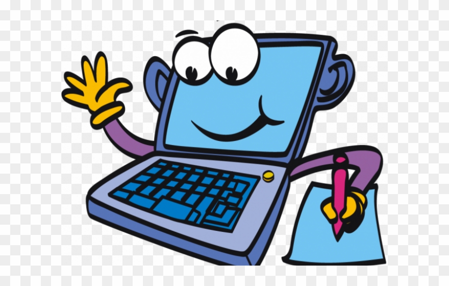 Cartoon Computer Clipart.