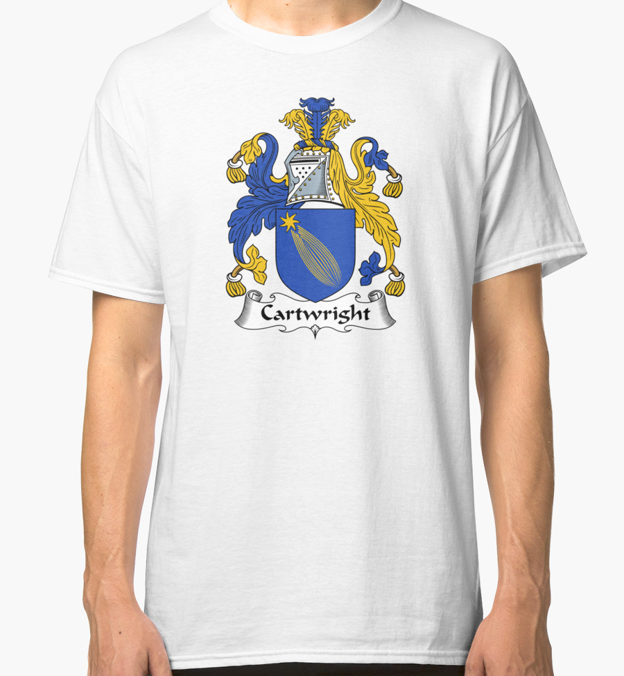 Cartwright Coat of Arms / Cartwright Family Crest" Classic T.