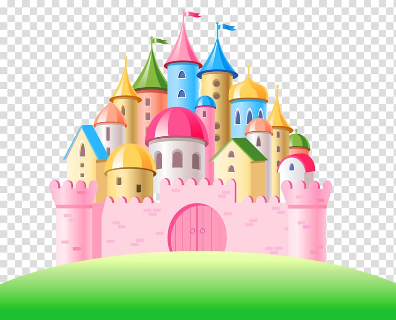 Princess Castle transparent background PNG cliparts free download.