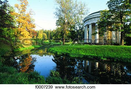 Stock Photograph of Russia, Saint Petersburg, Pavlovsky Castle.