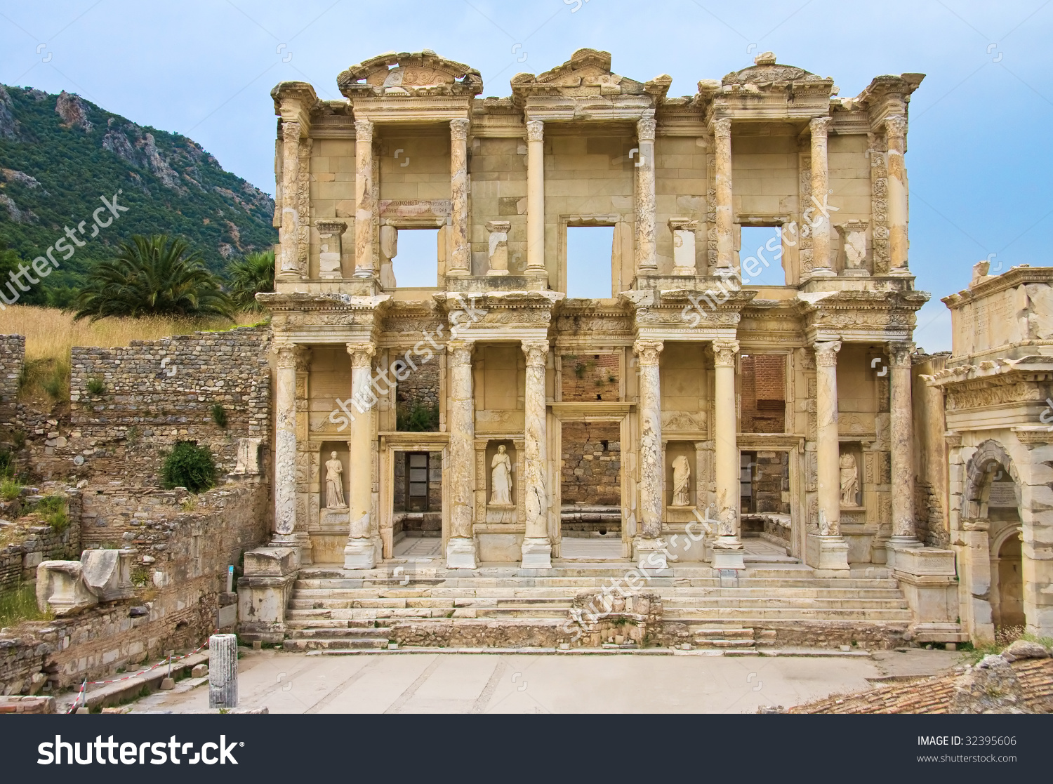 Facade Library Celsus Ephesus Turkey Stock Photo 32395606.