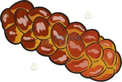 Round Challah Clipart.