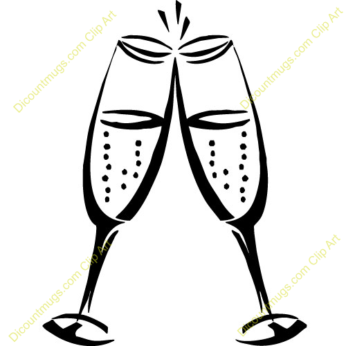 2153 Champagne free clipart.